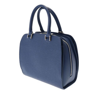 Louis Vuitton Epi Leather Handbag Pont Neuf Blue Toledo